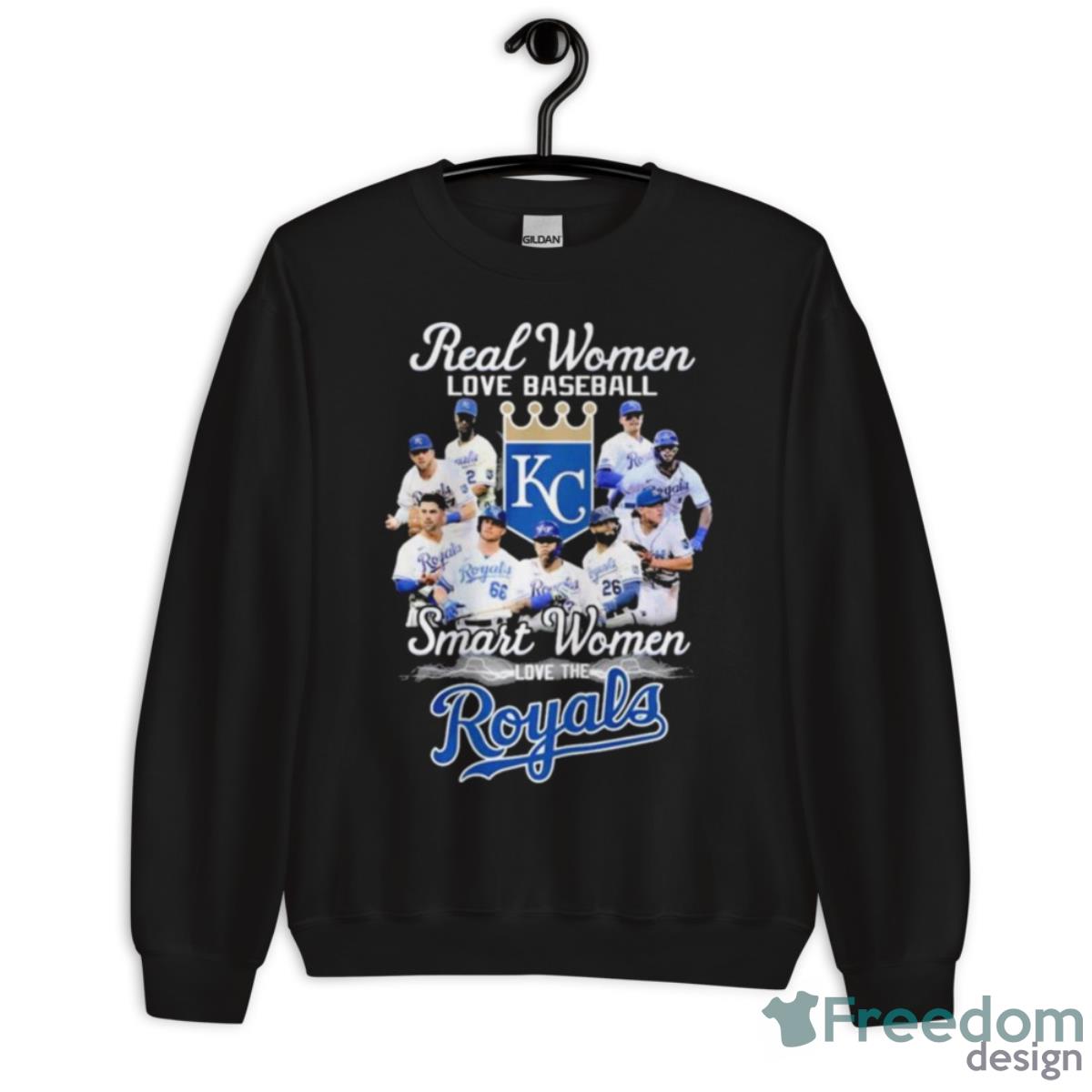 Real Women Love Baseball Smart Women Love The Kansas City Royals 2023 Shirt - Unisex Crewneck Sweatshirt Real Women Love Baseball Smart Women Love The Kansas City Royals 2023 Shirt - Unisex Crewneck Sweatshirt