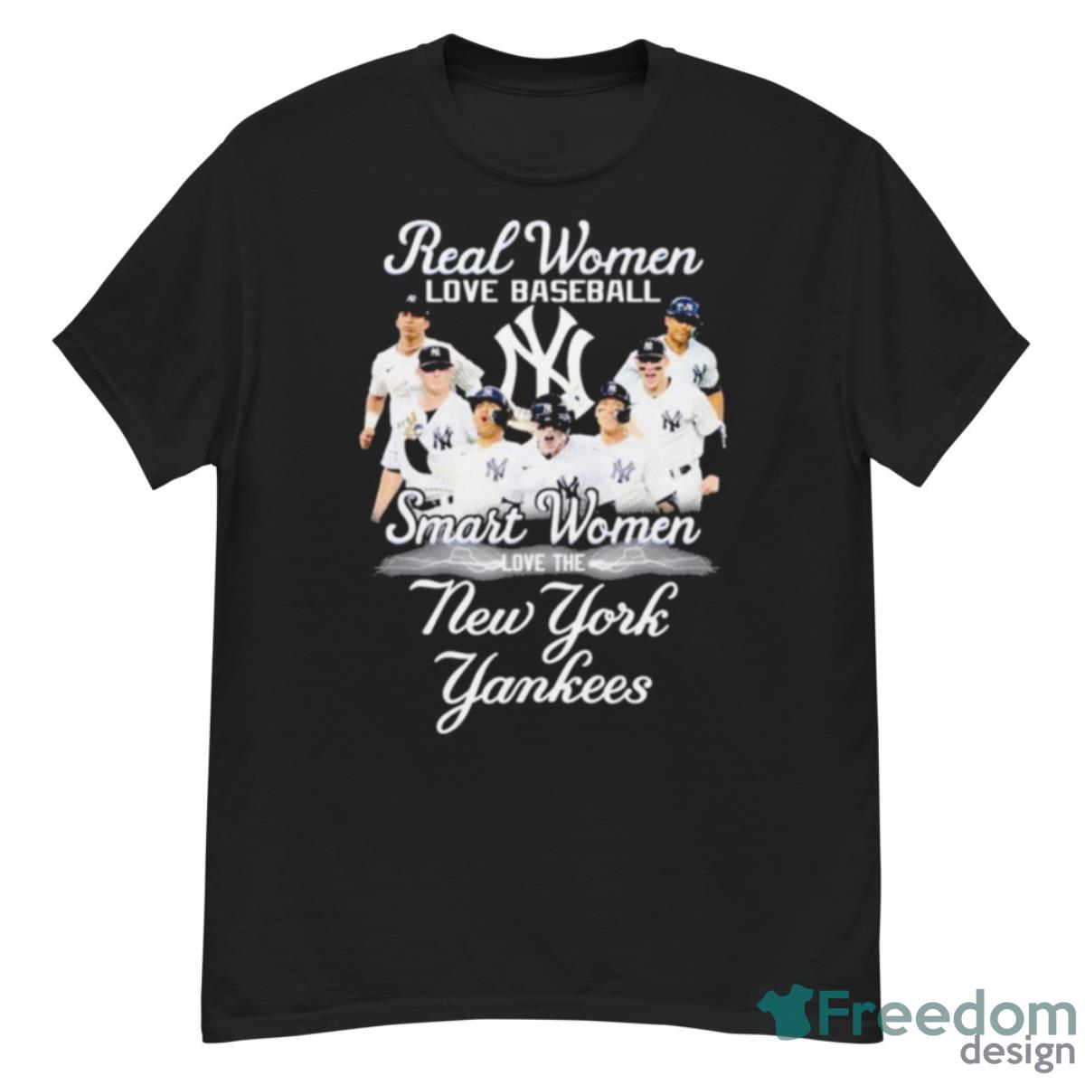 Real Women Love Baseball Smart Women Love The New York Yankees 2023 Shirt - G500 Men’s Classic T-Shirt