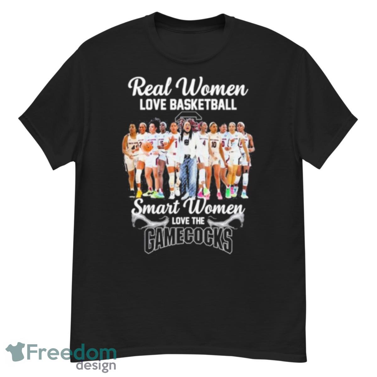 Real Women Love Basketball Smart Women Love The South Carolina Women’s Basketball 2023 Shirt - G500 Men’s Classic T-Shirt