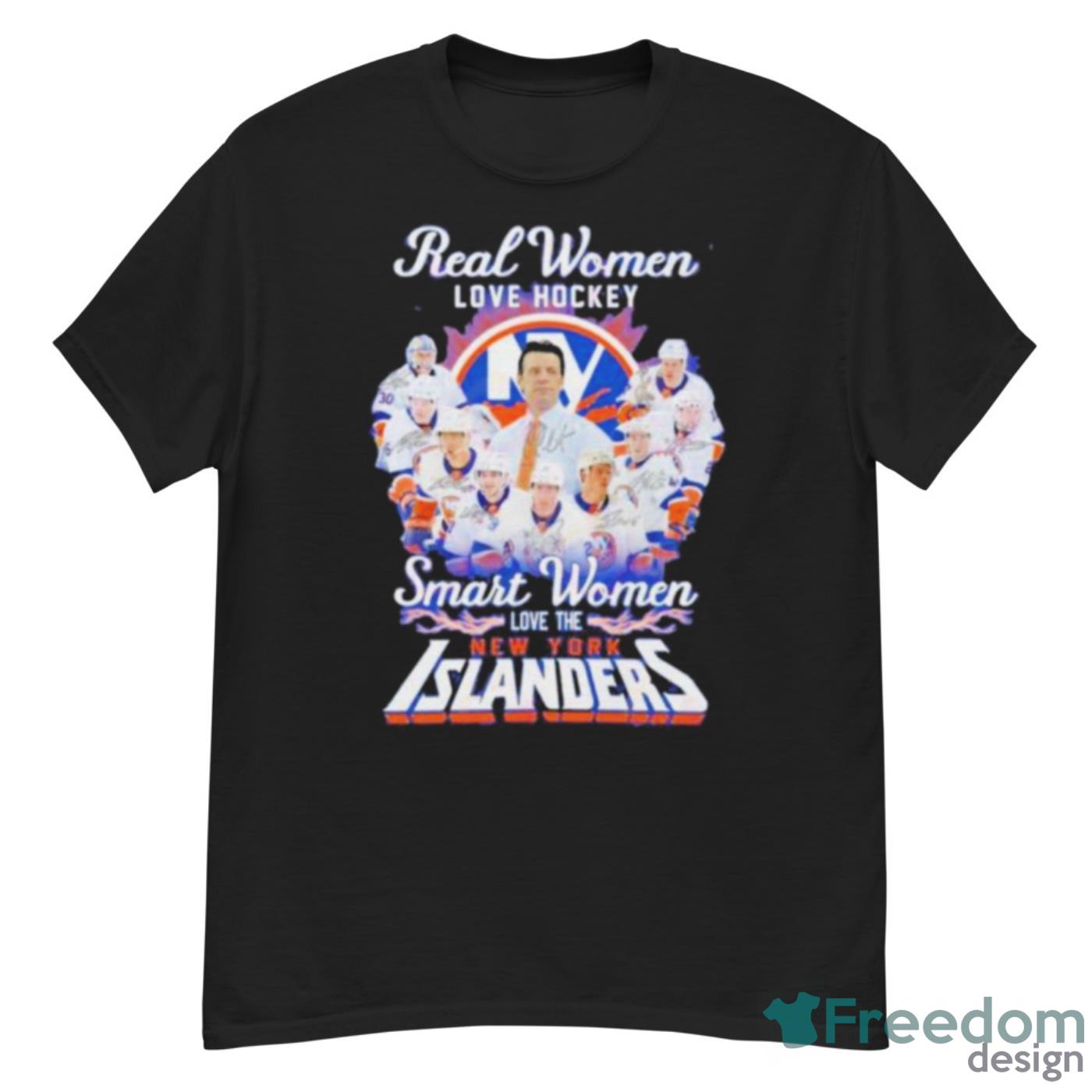 Real Women Love Hockey Smart Women Love The Islanders Shirt - G500 Men’s Classic T-Shirt