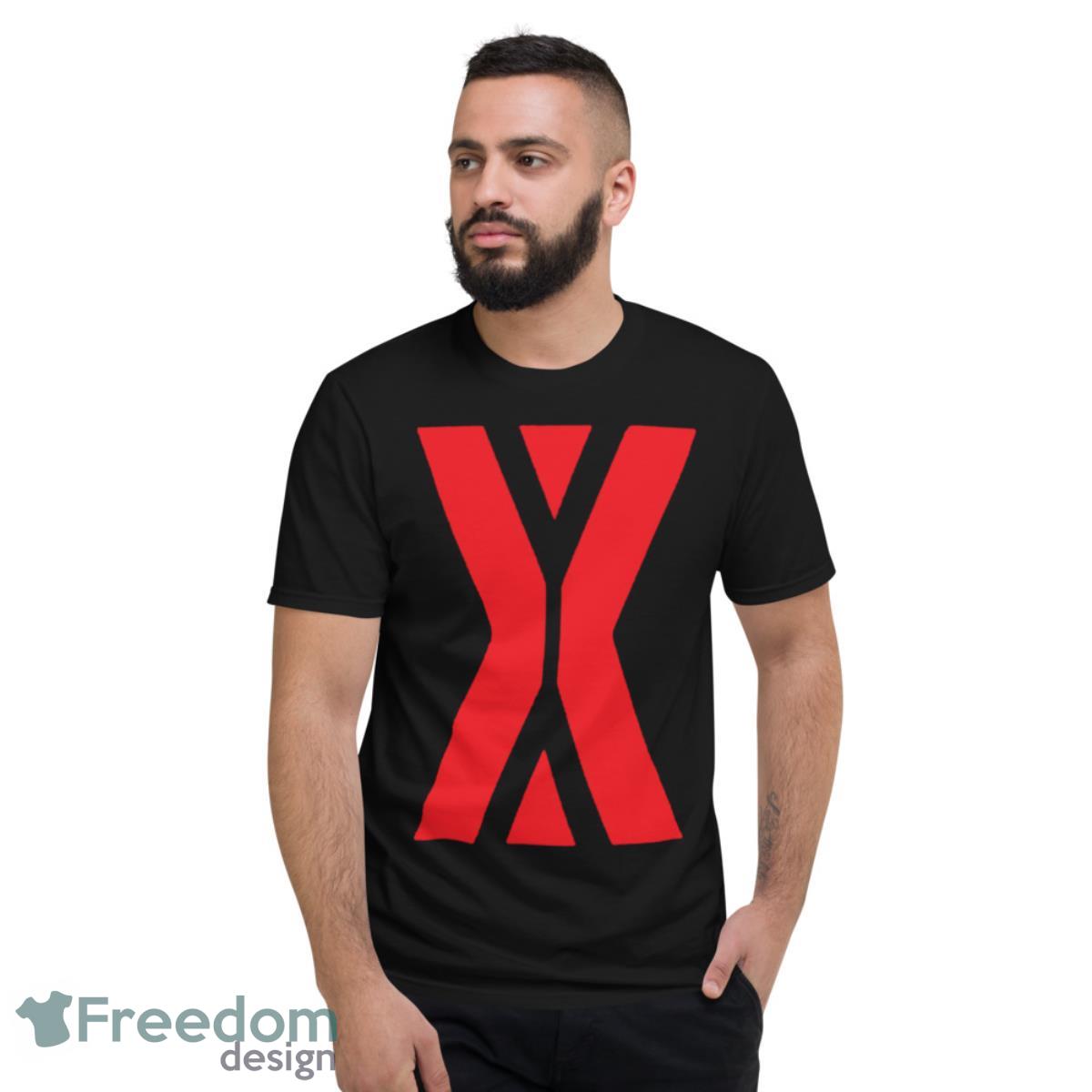 Red X Logo Daemon X Machina Shirt - Short Sleeve T-Shirt