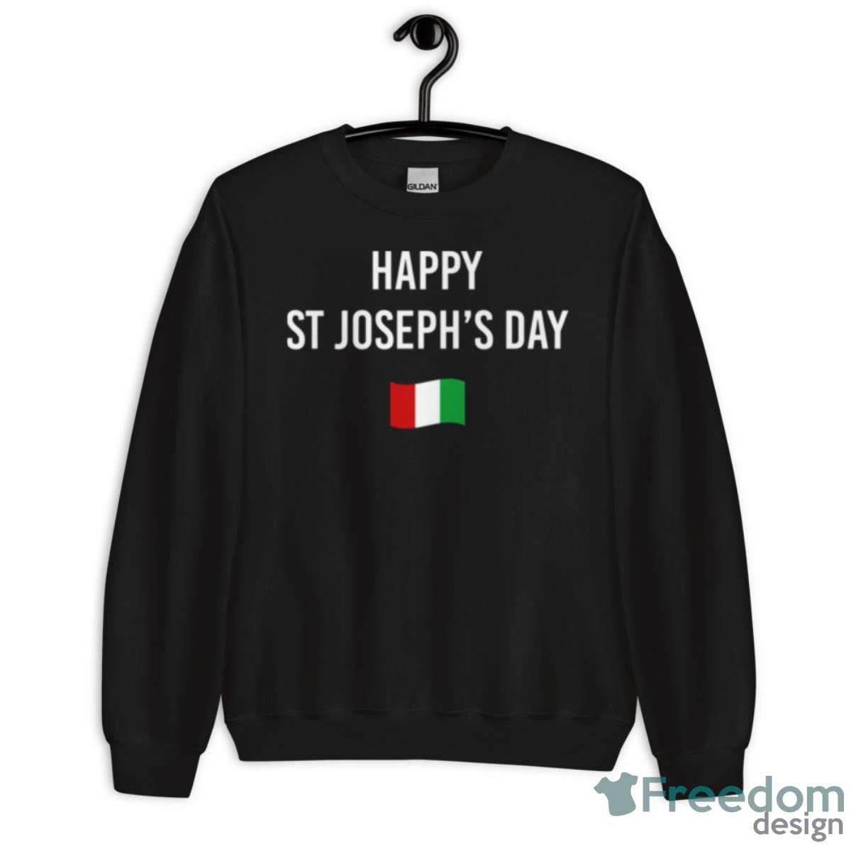 Religious Holiday Happy St. Joseph’s Day Flag Shirt image Religious Holiday Happy St. Joseph’s Day Flag Shirt - Unisex Crewneck Sweatshirt