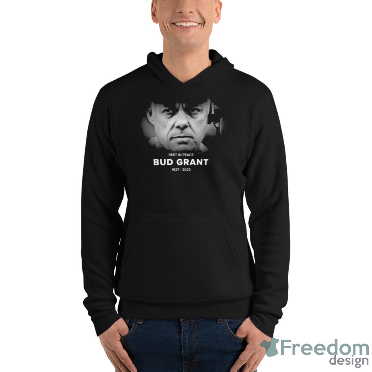 Rest In Peace Bud Grant 1927 2023 Shirt - Unisex Fleece Pullover Hoodie Rest In Peace Bud Grant 1927 2023 Shirt - Unisex Fleece Pullover Hoodie