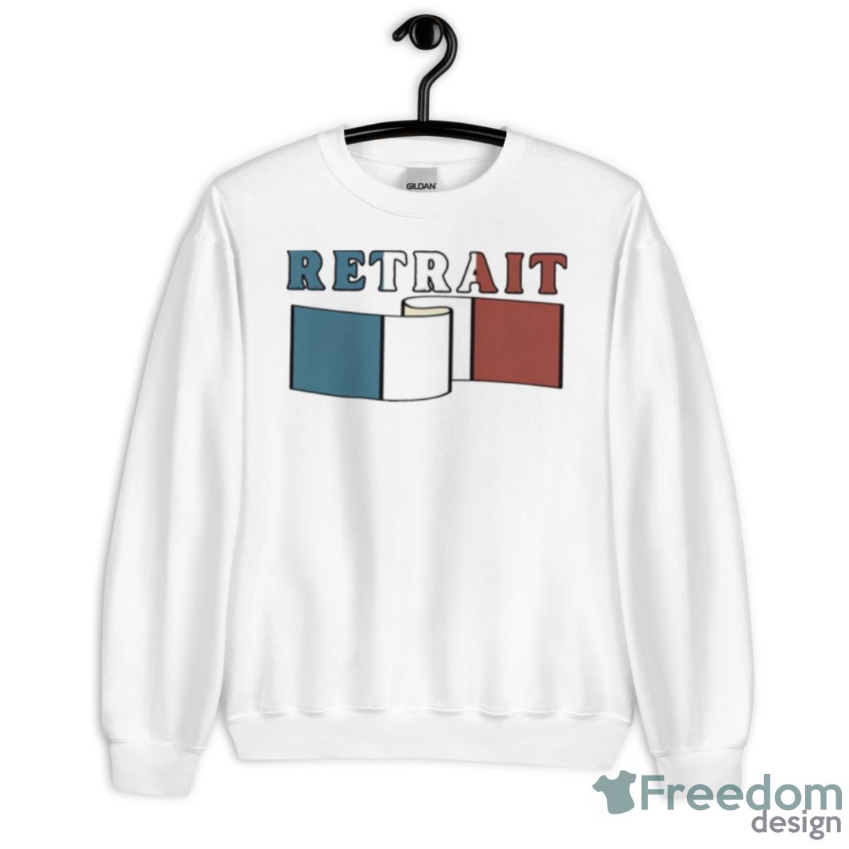 Retrait Protestation Française 2023 Unisex Shirt - Unisex Heavy Blend Crewneck Sweatshirt