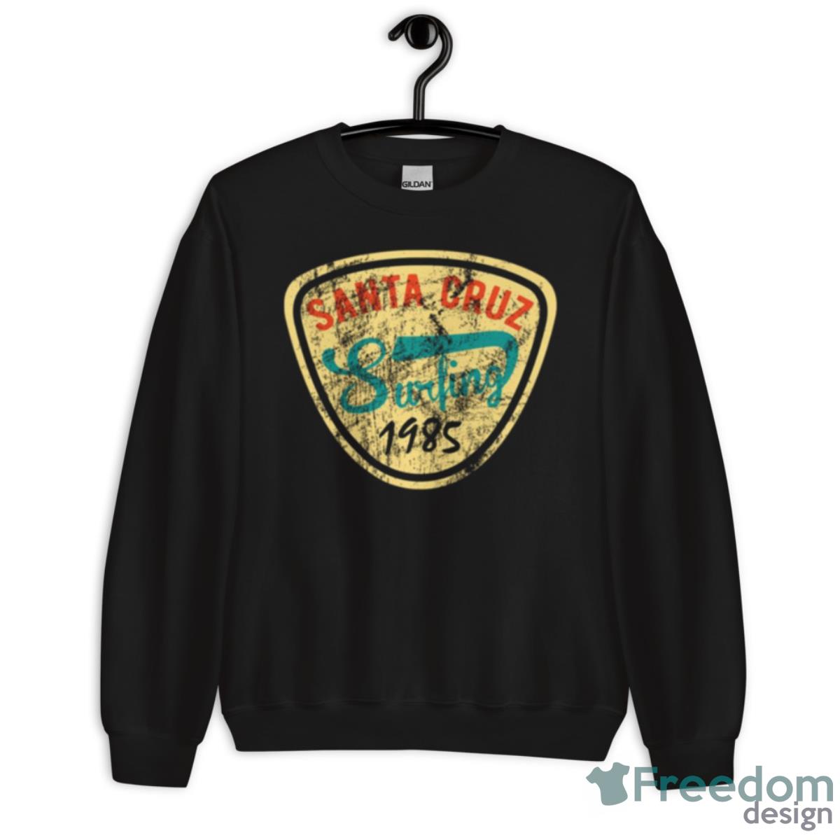 Retro 80s Santa Cruz Surfing Shirt - Unisex Crewneck Sweatshirt Retro 80s Santa Cruz Surfing Shirt - Unisex Crewneck Sweatshirt