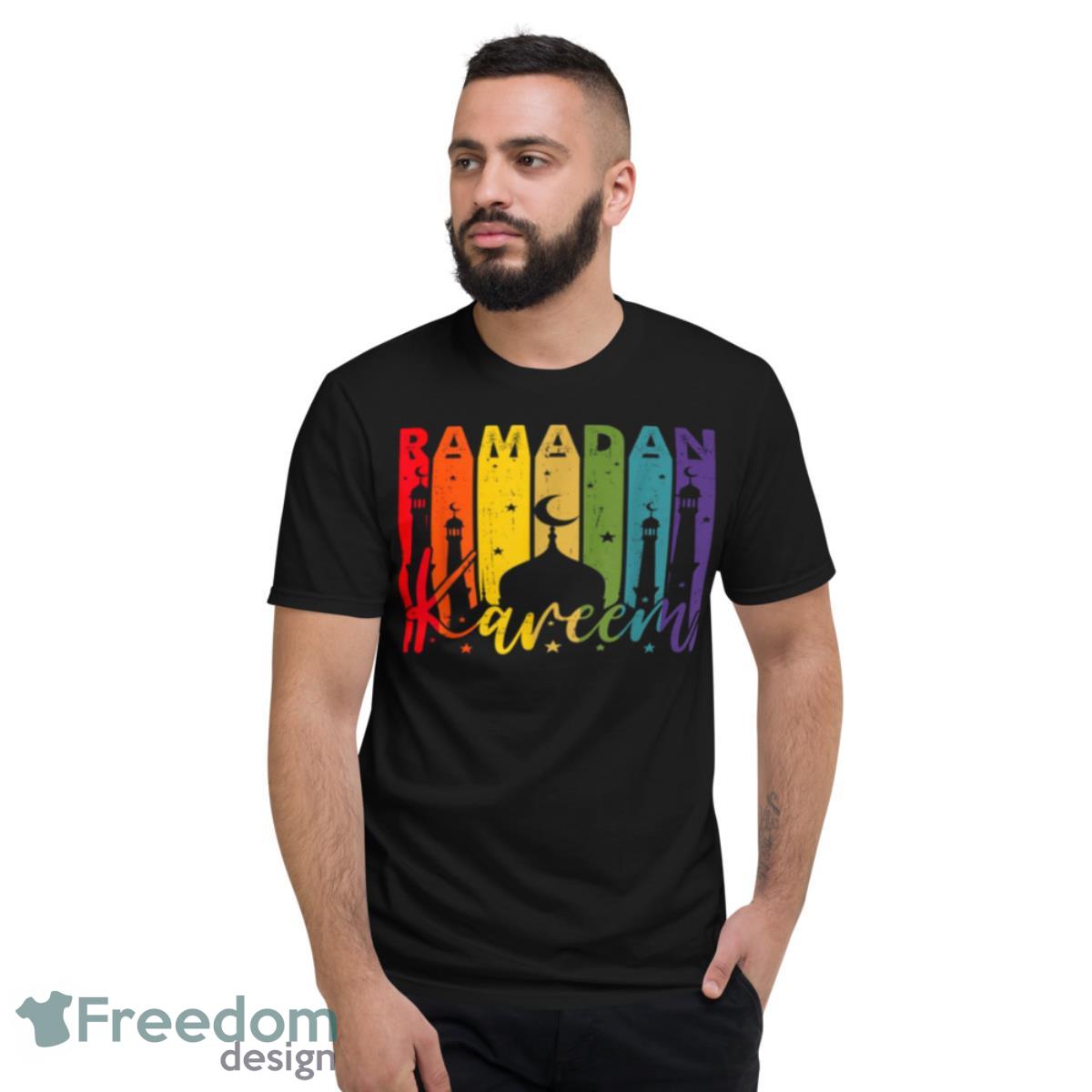 Retro Colored Design Ramadan Karim Shirt - Short Sleeve T-Shirt