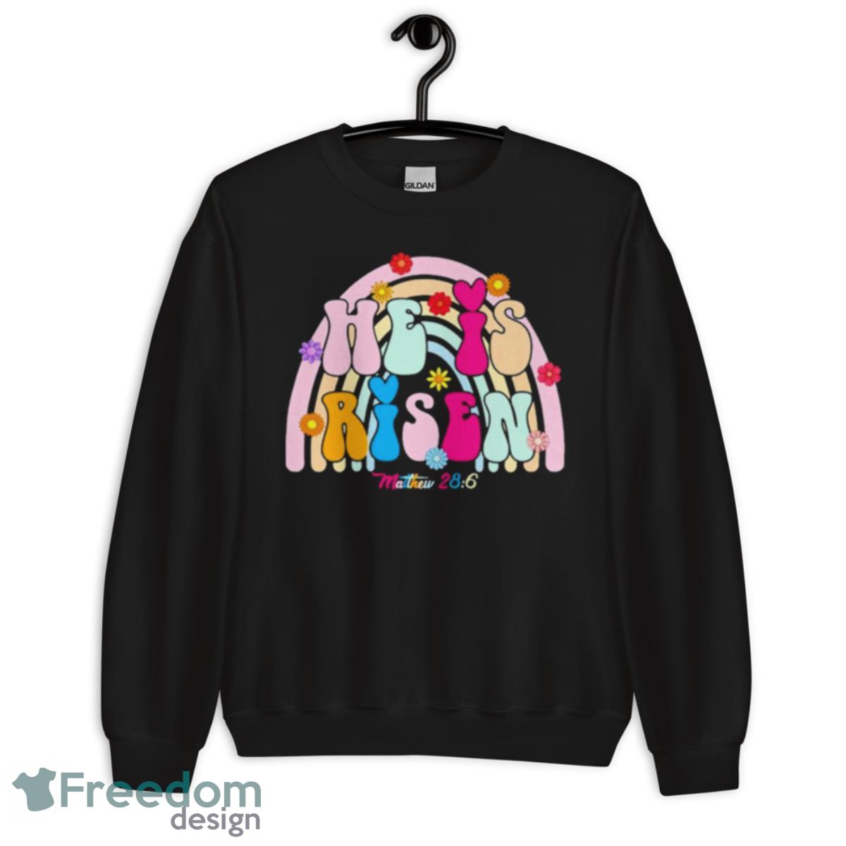 Retro He Is Risen Easter Shirt - Unisex Crewneck Sweatshirt Retro He Is Risen Easter Shirt - Unisex Crewneck Sweatshirt