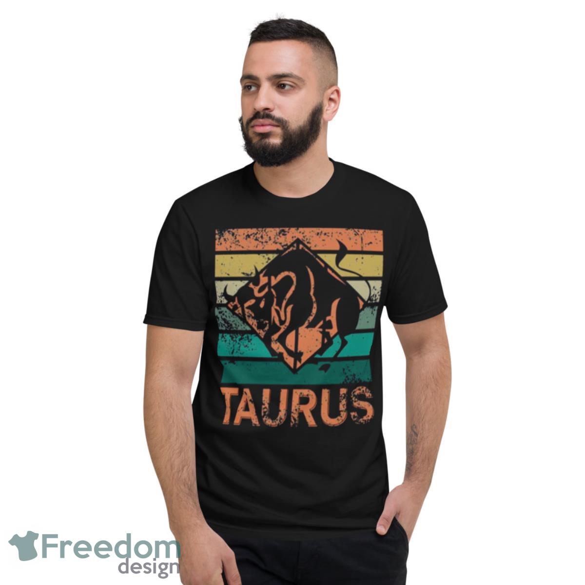 Retro Horoscope Taurus Shirt - Short Sleeve T-Shirt