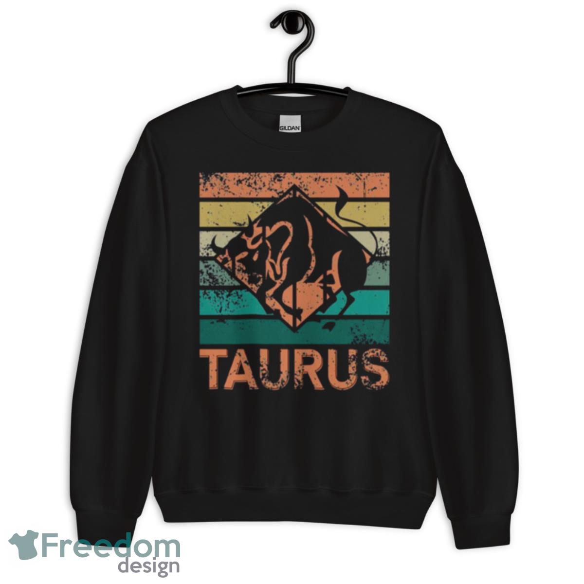 Retro Horoscope Taurus Shirt image Retro Horoscope Taurus Shirt - Unisex Crewneck Sweatshirt