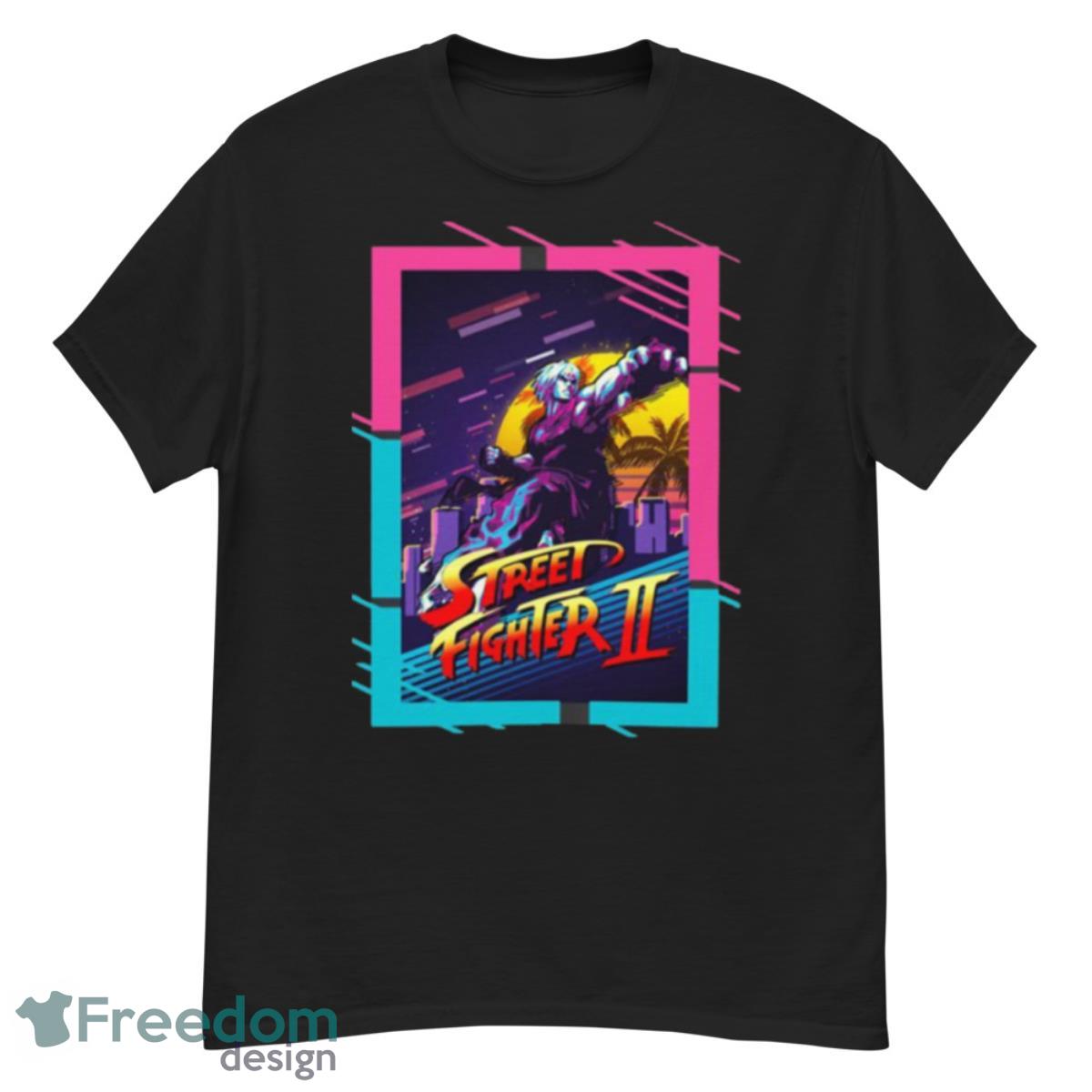 Retro Ken Street Fighter Geometric Shirt - G500 Men’s Classic T-Shirt