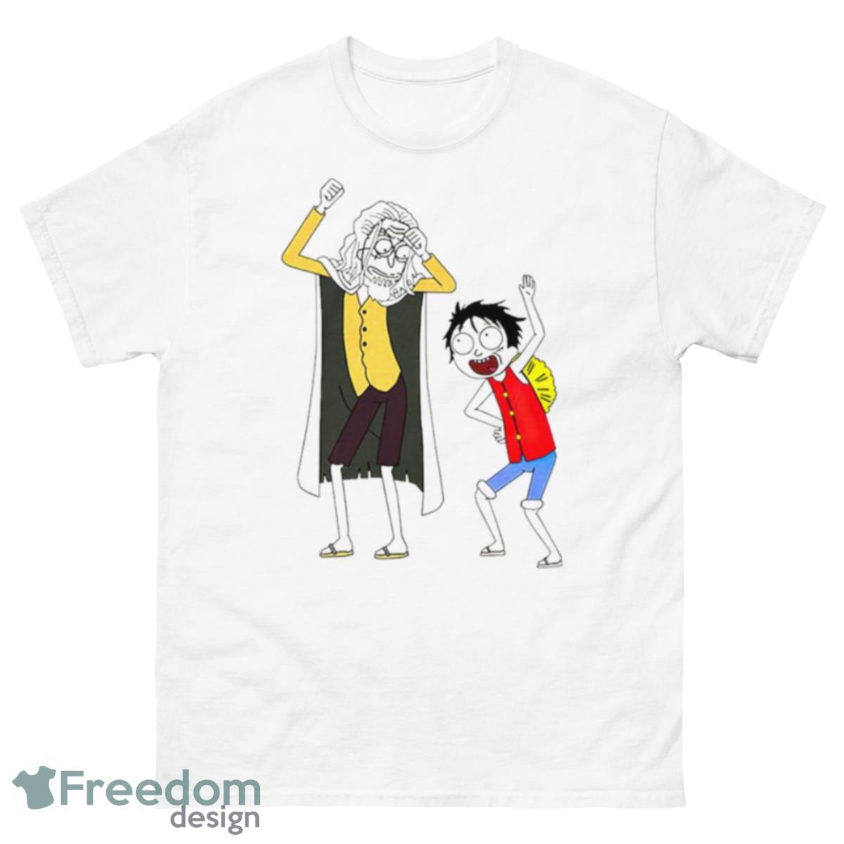 Rick And Morty One Piece Shirt - 500 Men’s Classic Tee Gildan