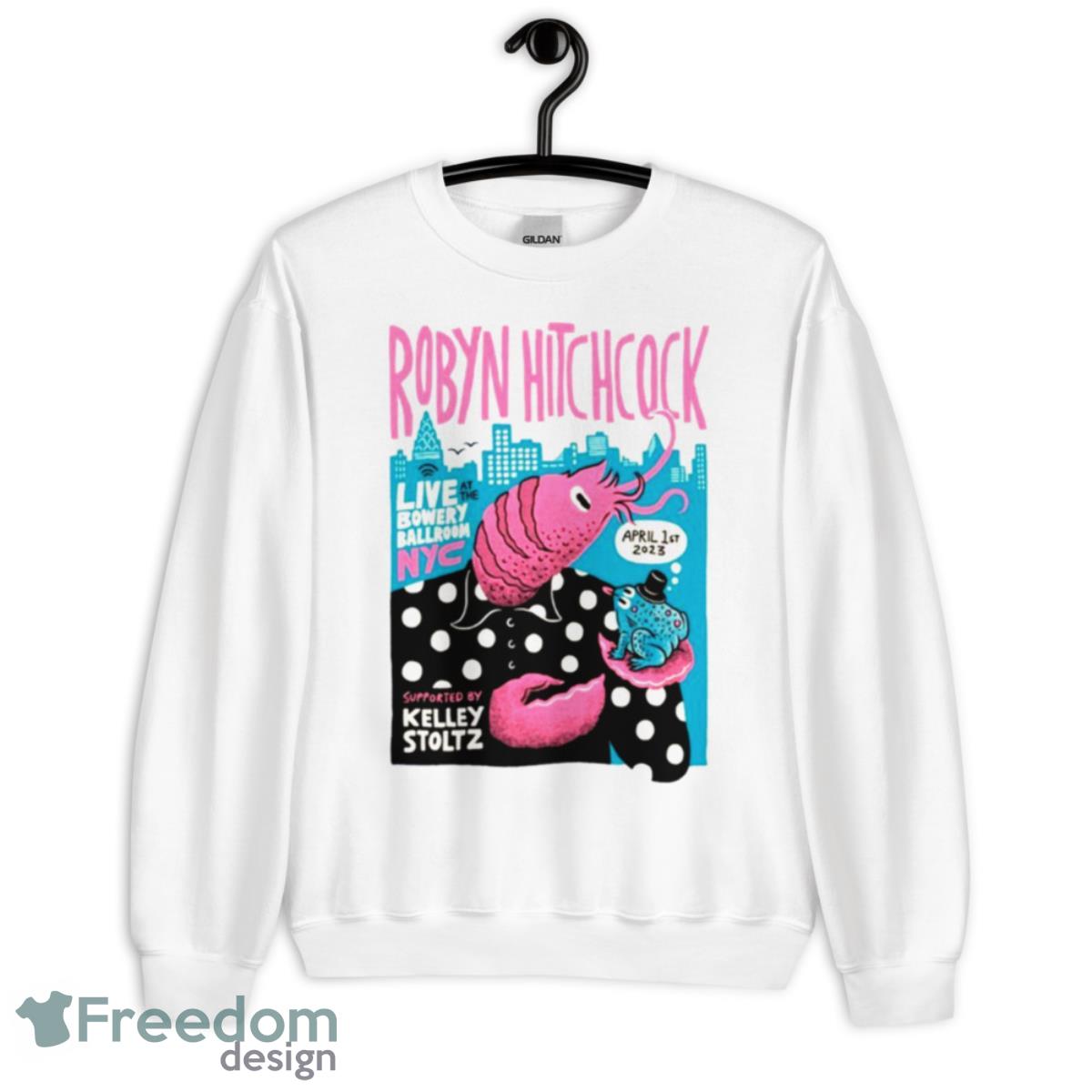 Robyn Hitchcock April 1 2023 Bowery Ballroom New York NY Shirt - Unisex Heavy Blend Crewneck Sweatshirt