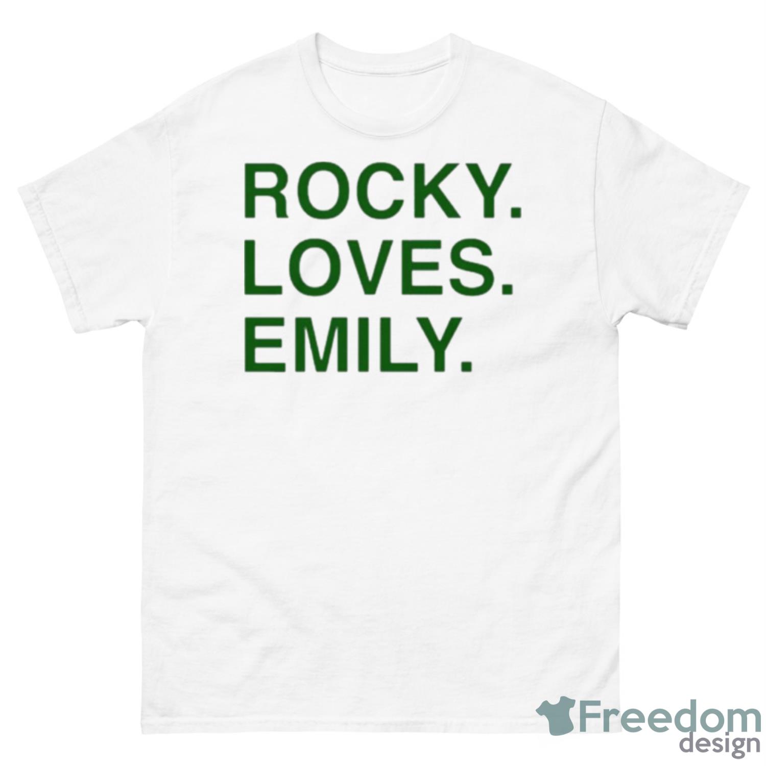 Rocky Loves Emily Shirt - 500 Men’s Classic Tee Gildan