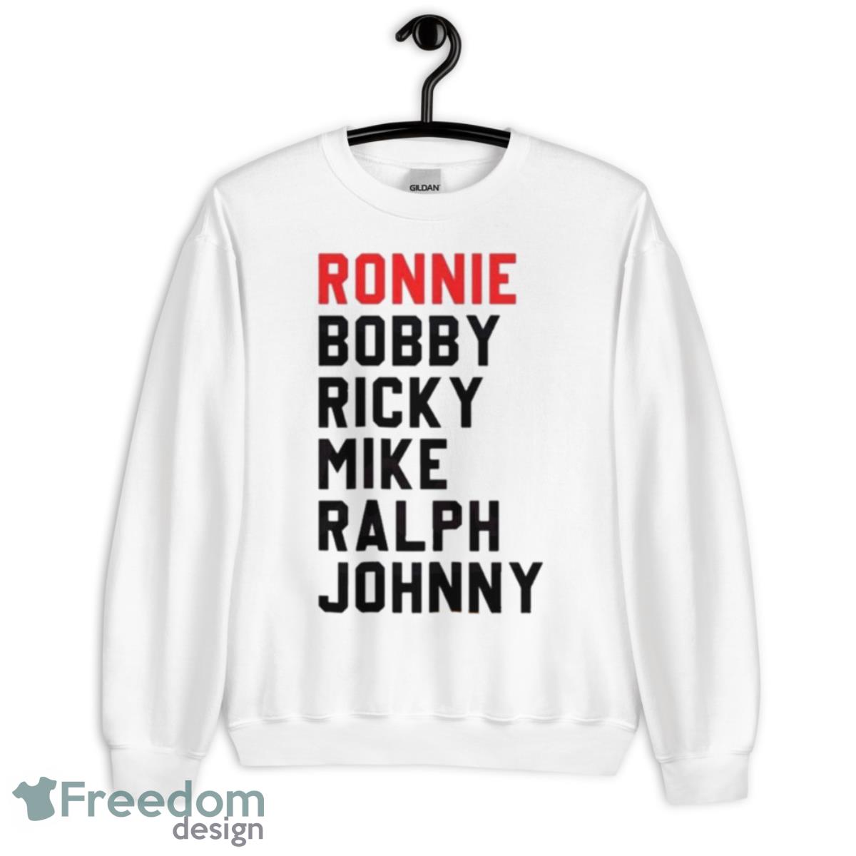 Ronnie Bobby Ricky Mike Ralph And Johnny New Edition Shirt - Unisex Heavy Blend Crewneck Sweatshirt