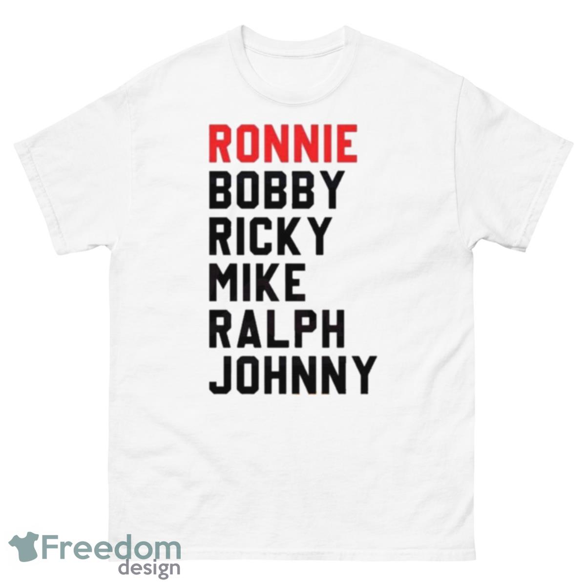 Ronnie Bobby Ricky Mike Ralph And Johnny New Edition Shirt - 500 Men’s Classic Tee Gildan