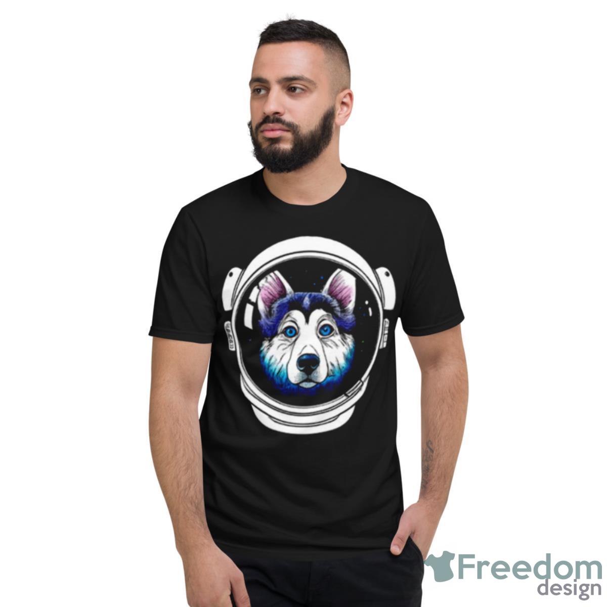 Rover The Astrodog Husky Dog Shirt - Short Sleeve T-Shirt