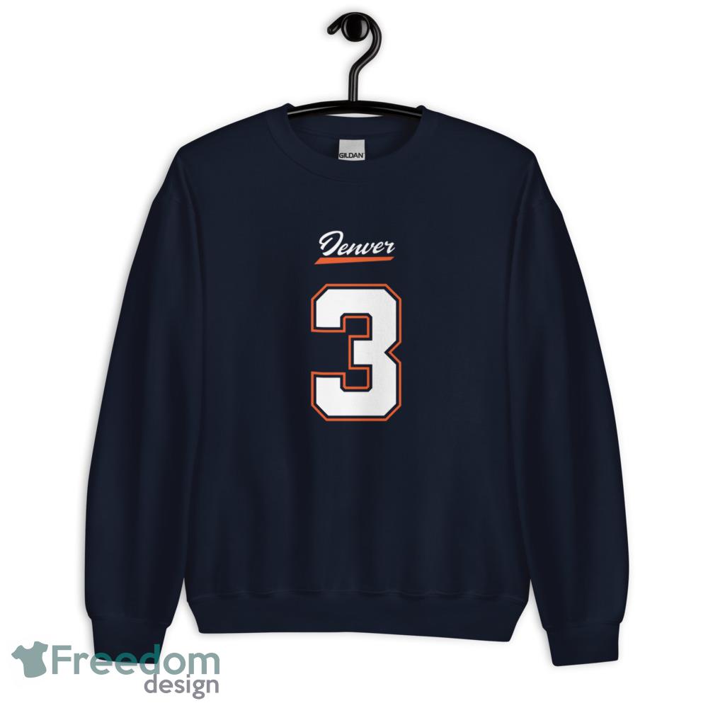Russell Wilson Broncos Jersey Tee T shirt - Unisex Crewneck Sweatshirt-1 Russell Wilson Broncos Jersey Tee T shirt - Unisex Crewneck Sweatshirt-1
