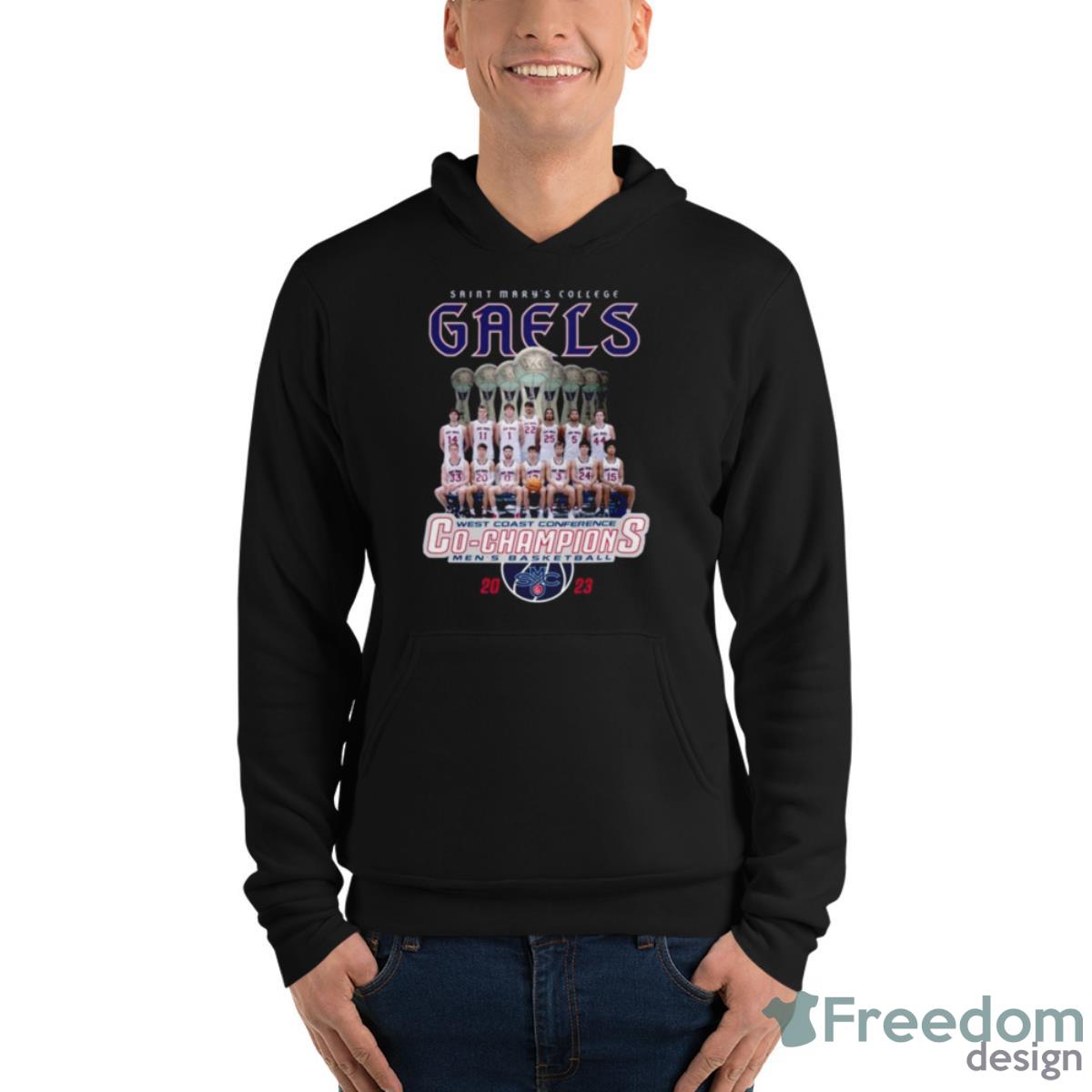 Saint Mary’s College Gaels West Coast Conference Co Champions Men’s Basketball 2023 Shirt image Saint Mary’s College Gaels West Coast Conference Co Champions Men’s Basketball 2023 Shirt - Unisex Fleece Pullover Hoodie