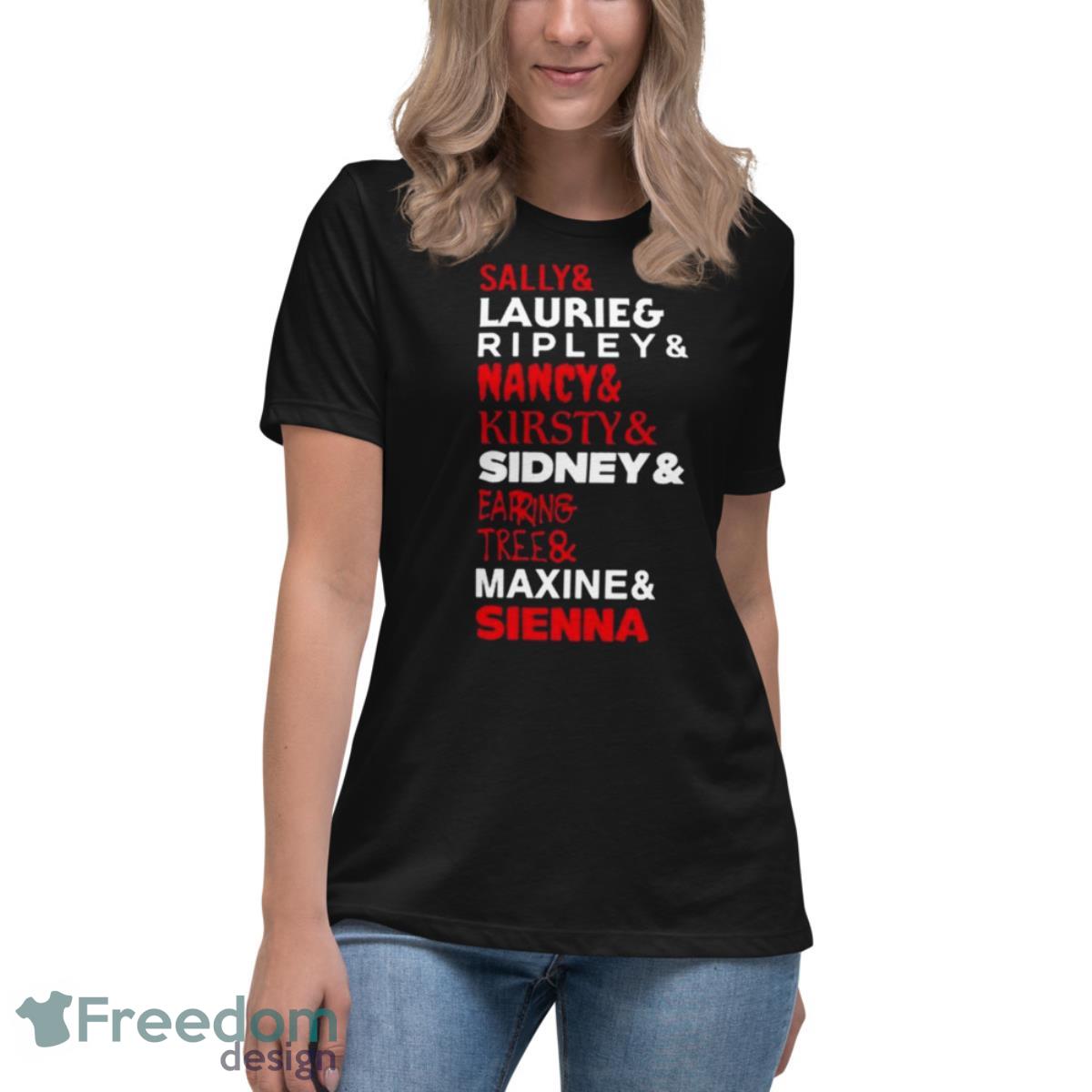 Sally And Laurie And Nancy And Kirsty Shirt - Womens Relaxed Short Sleeve Jersey Tee Sally And Laurie And Nancy And Kirsty Shirt - Womens Relaxed Short Sleeve Jersey Tee
