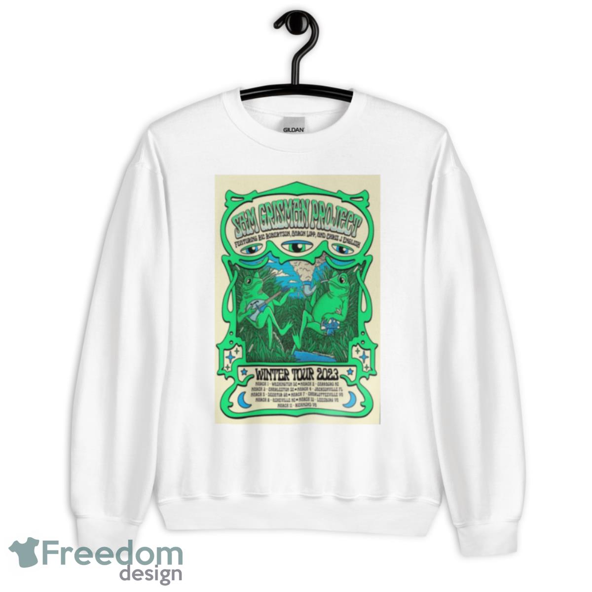 Sam Grisman Project Winter Tour 2023 Poster Shirt - Unisex Heavy Blend Crewneck Sweatshirt