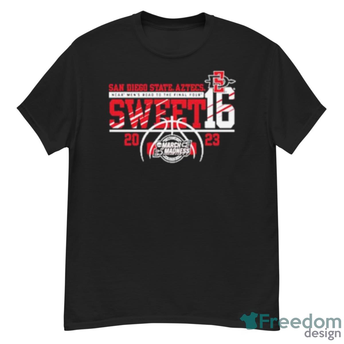 San Diego State Aztecs Men’s Basketball 2023 Sweet 16 Shirt - G500 Men’s Classic T-Shirt