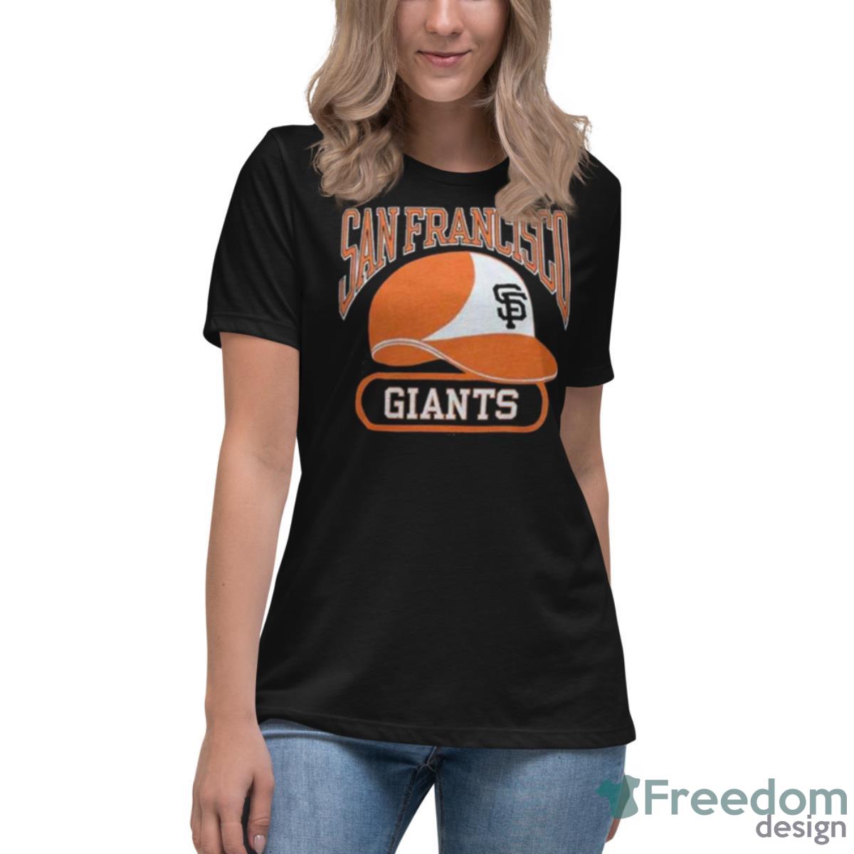 San Francisco Giants Helmet 2023 Shirt - Womens Relaxed Short Sleeve Jersey Tee San Francisco Giants Helmet 2023 Shirt - Womens Relaxed Short Sleeve Jersey Tee