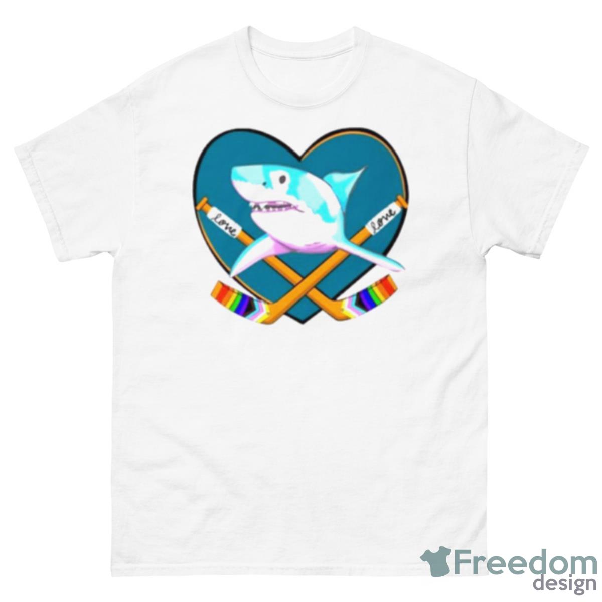 San Jose Sharks Pride Night Shirt - 500 Men’s Classic Tee Gildan