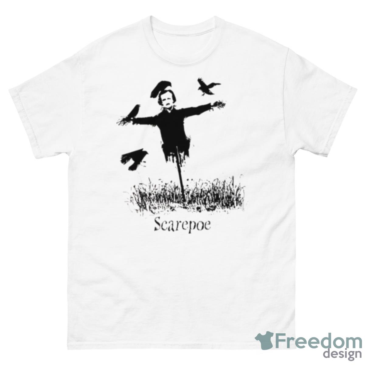 Scarepoe Edgar Allan Poe Shirt - 500 Men’s Classic Tee Gildan