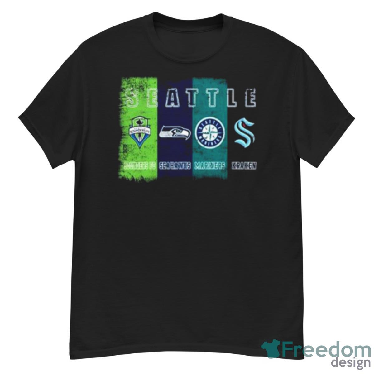 Seattle Sounders Fc Seahawks Mariners Kraken Shirt - G500 Men’s Classic T-Shirt