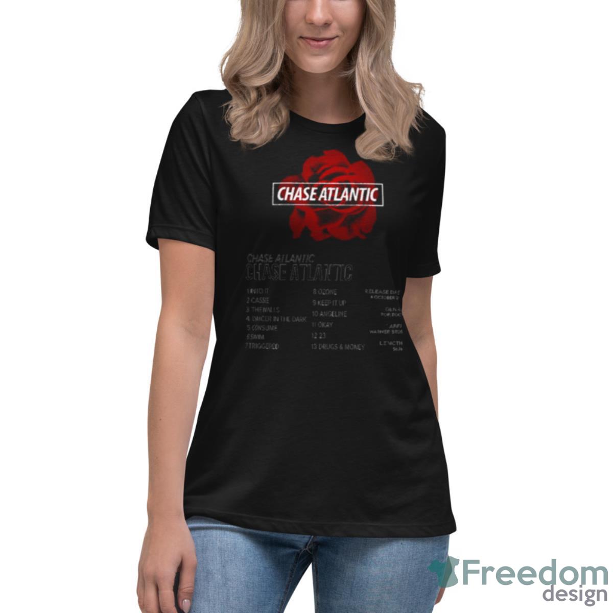 Self Titled Album Chase Atlantic Shirt - Womens Relaxed Short Sleeve Jersey Tee Self Titled Album Chase Atlantic Shirt - Womens Relaxed Short Sleeve Jersey Tee