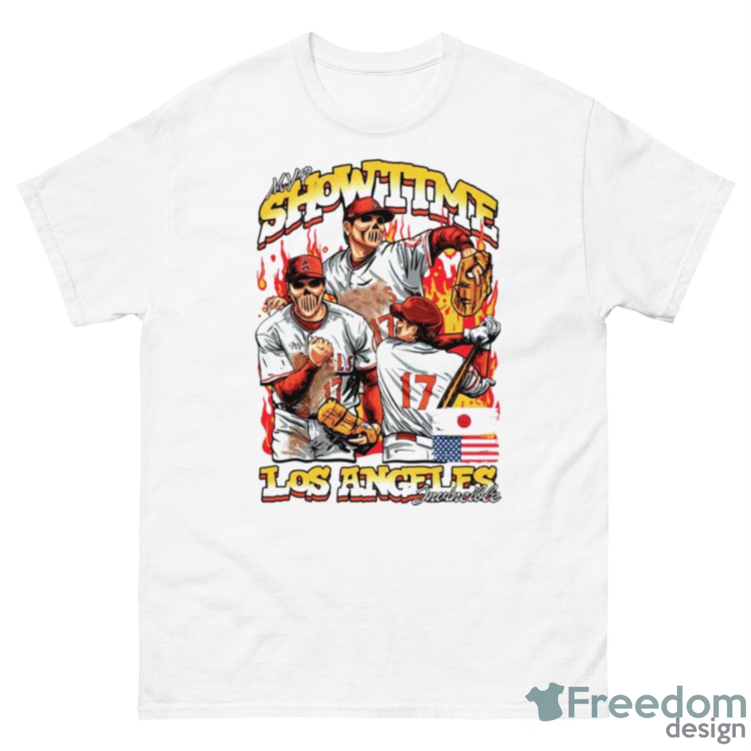 Shohei Ohtani MVP Showtime Los Angeles Shirt - 500 Men’s Classic Tee Gildan