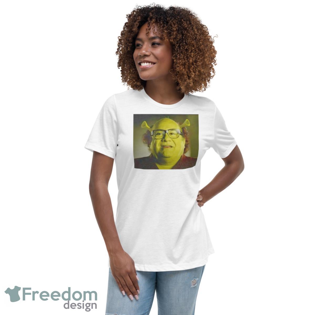 Shrek Devito Shirt - Womens Relaxed Short Sleeve Jersey Tee Shrek Devito Shirt - Womens Relaxed Short Sleeve Jersey Tee