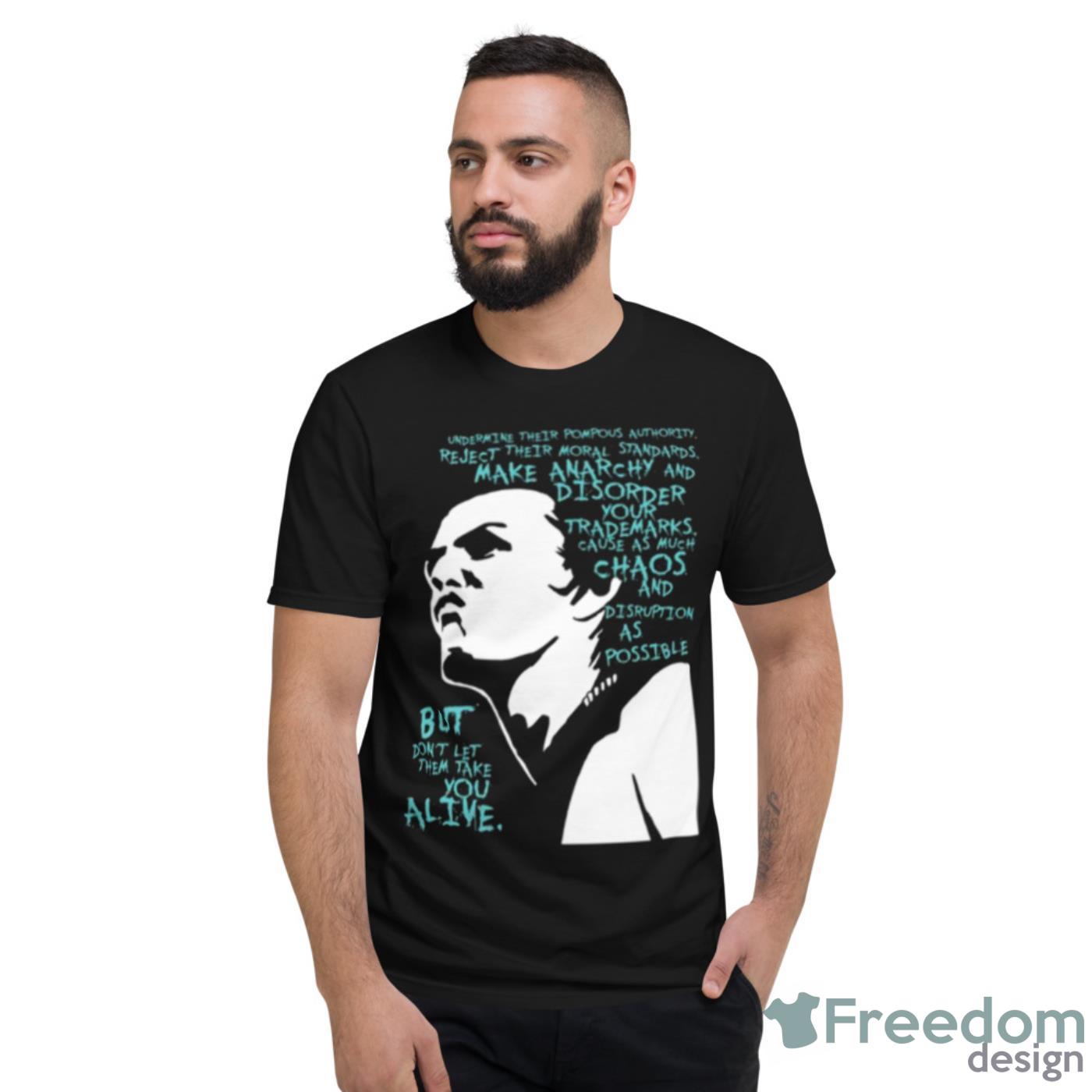 Sid Vicious Dead Or Alive Graphic Shirt - Short Sleeve T-Shirt