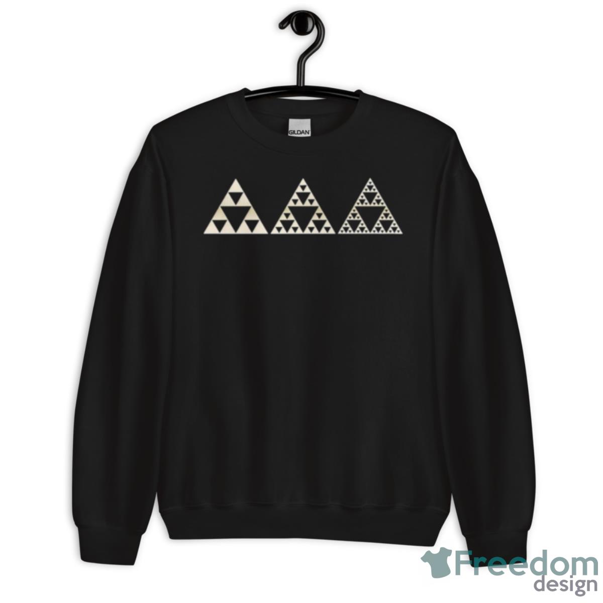 Sierpinski Triangle Mathématiques Fractale Shirt