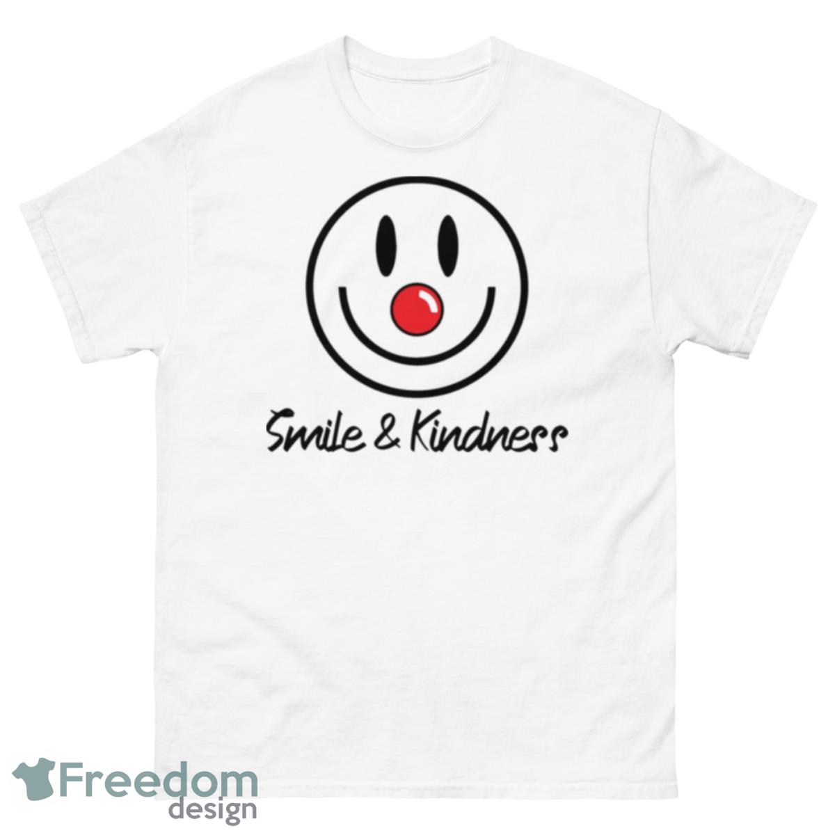 Smile And Kindness Red Nose Day Shirt - 500 Men’s Classic Tee Gildan