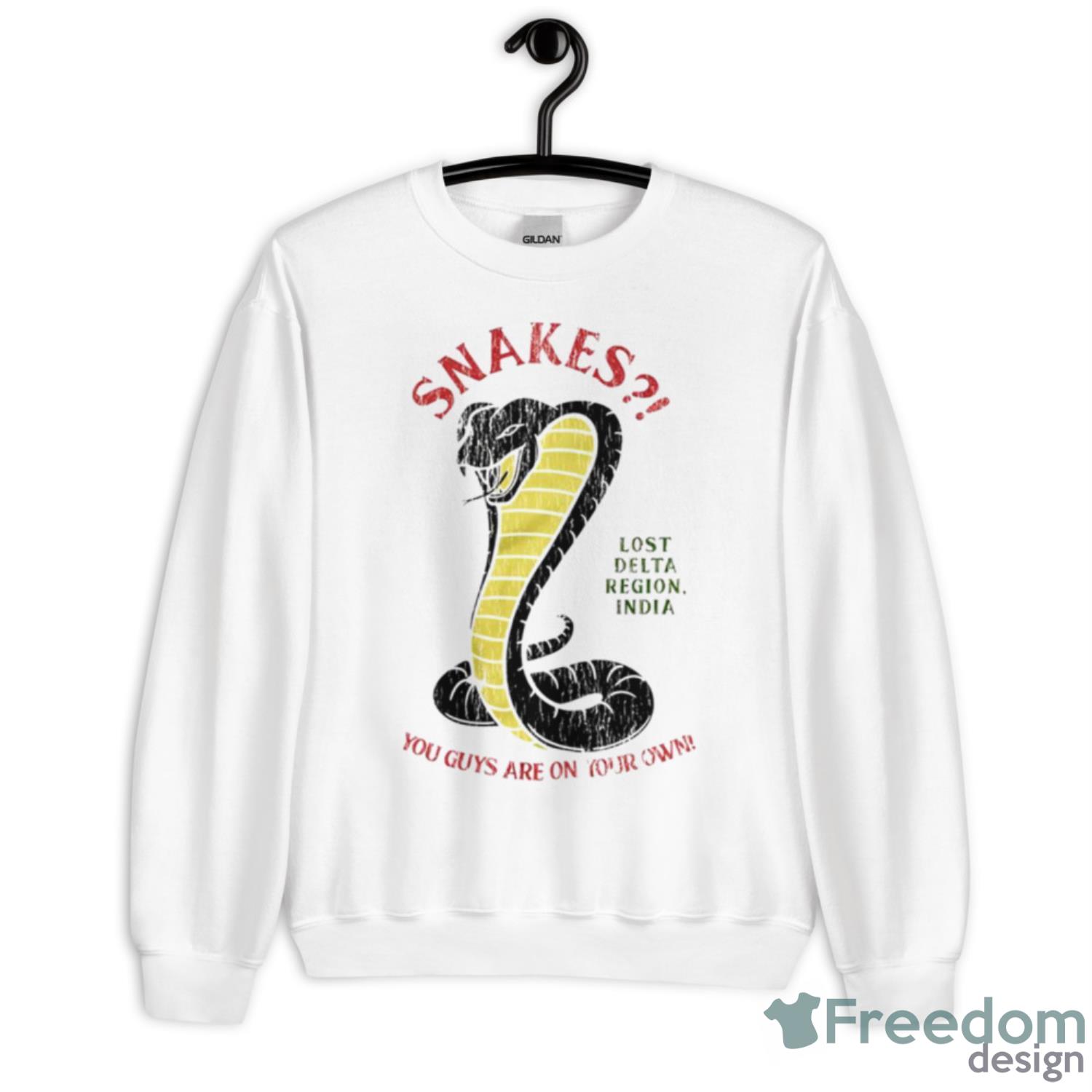 Snakes You Guys Are On Your Own Shirt - Unisex Heavy Blend Crewneck Sweatshirt