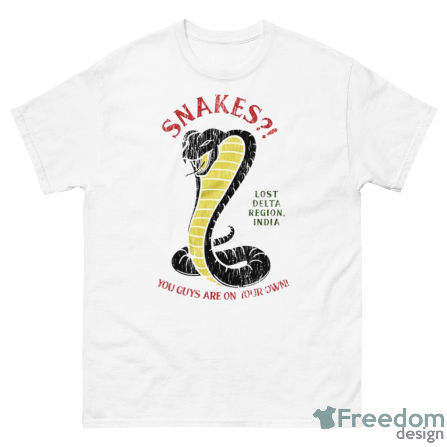 Snakes You Guys Are On Your Own Shirt - 500 Men’s Classic Tee Gildan