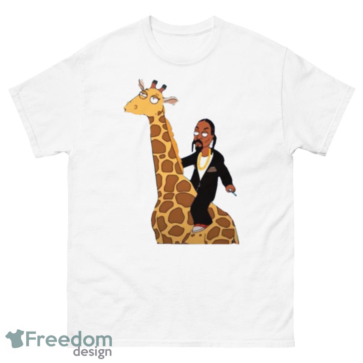 Snooop And Giraffe Cartoon King Of The Hill Shirt - 500 Men’s Classic Tee Gildan