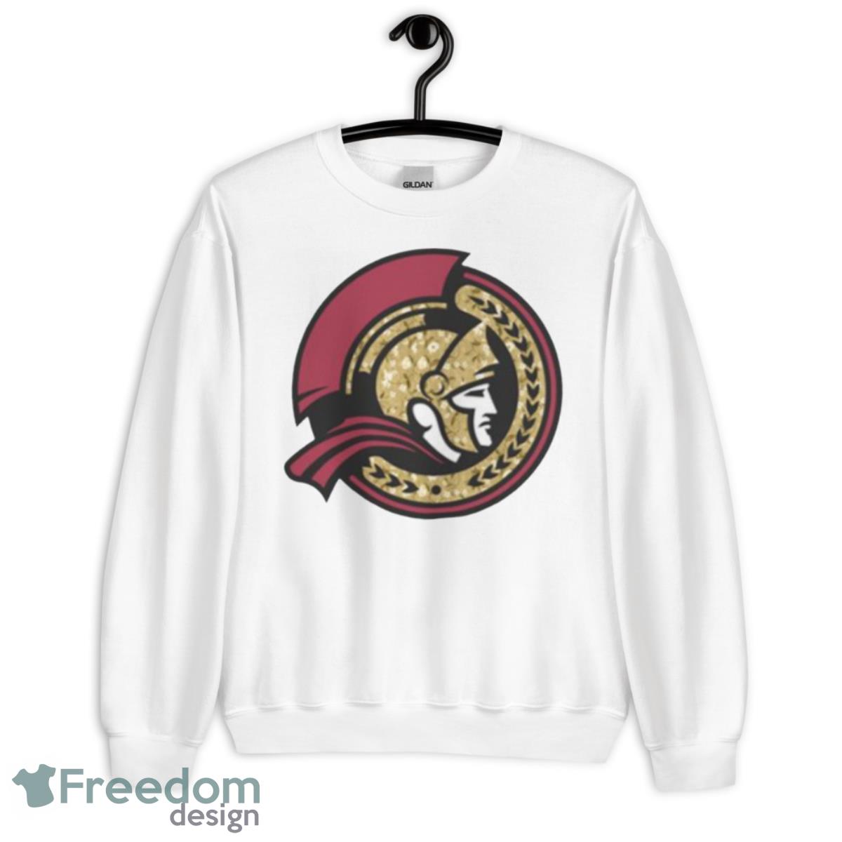 Softtawa Senators Ice Hockey Shirt - Unisex Heavy Blend Crewneck Sweatshirt