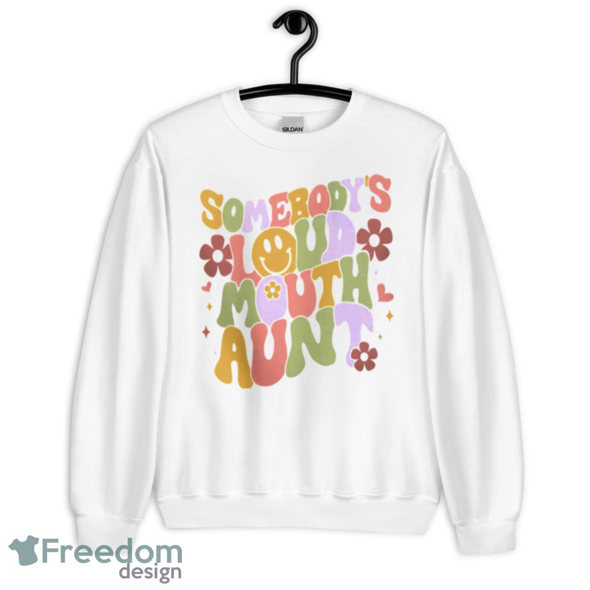 Somebody’s Loud Mouth Aunt Shirt - Unisex Heavy Blend Crewneck Sweatshirt