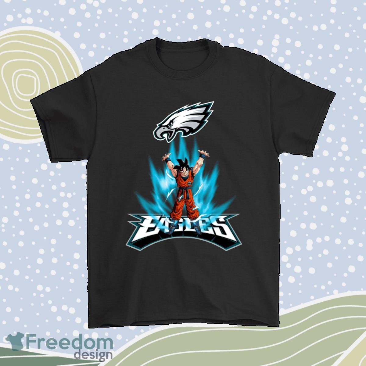 Son Goku Shares Your Energy Philadelphia Eagles Shirt Product Photo 1