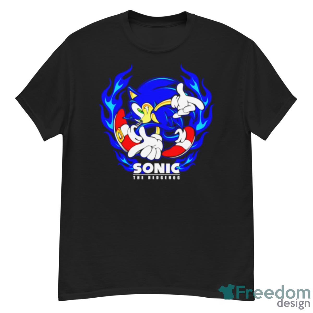 Sonic Blue Flame The Hedgehog Shirt - G500 Men’s Classic T-Shirt