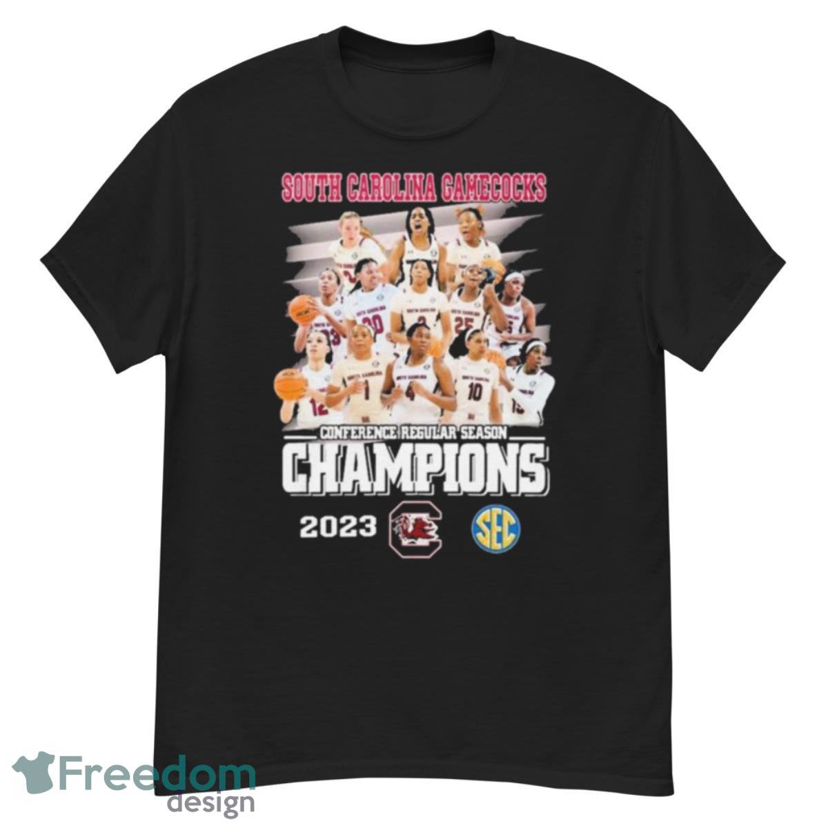 South Carolina Gamecocks Women’s Basketball Team Conference Regular Season Champions 2023 Shirt - G500 Men’s Classic T-Shirt