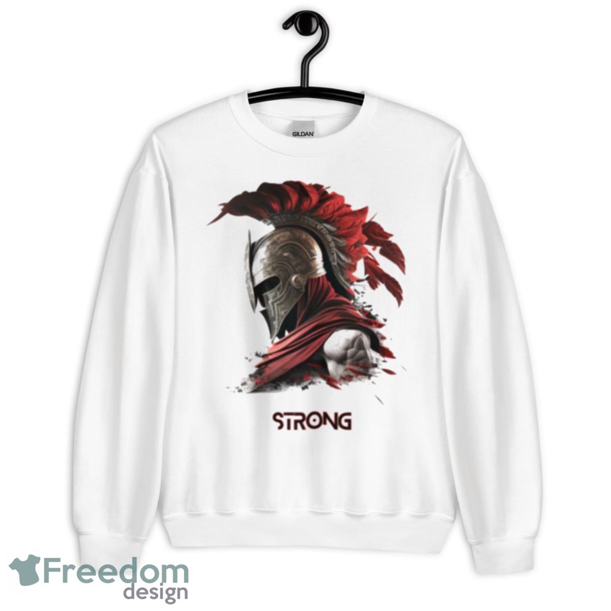 Spartan Warrior Strong Spartan Shirt - Unisex Heavy Blend Crewneck Sweatshirt