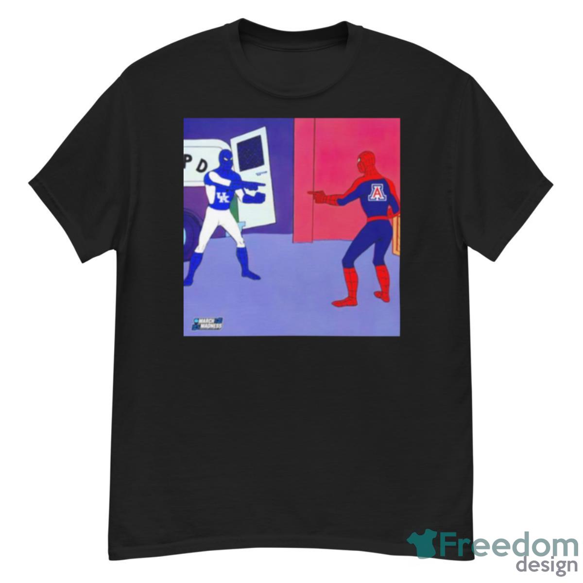 Spiderman Pointing Meme There’s Just Something About 2 Seed Wildcats Shirt - G500 Men’s Classic T-Shirt