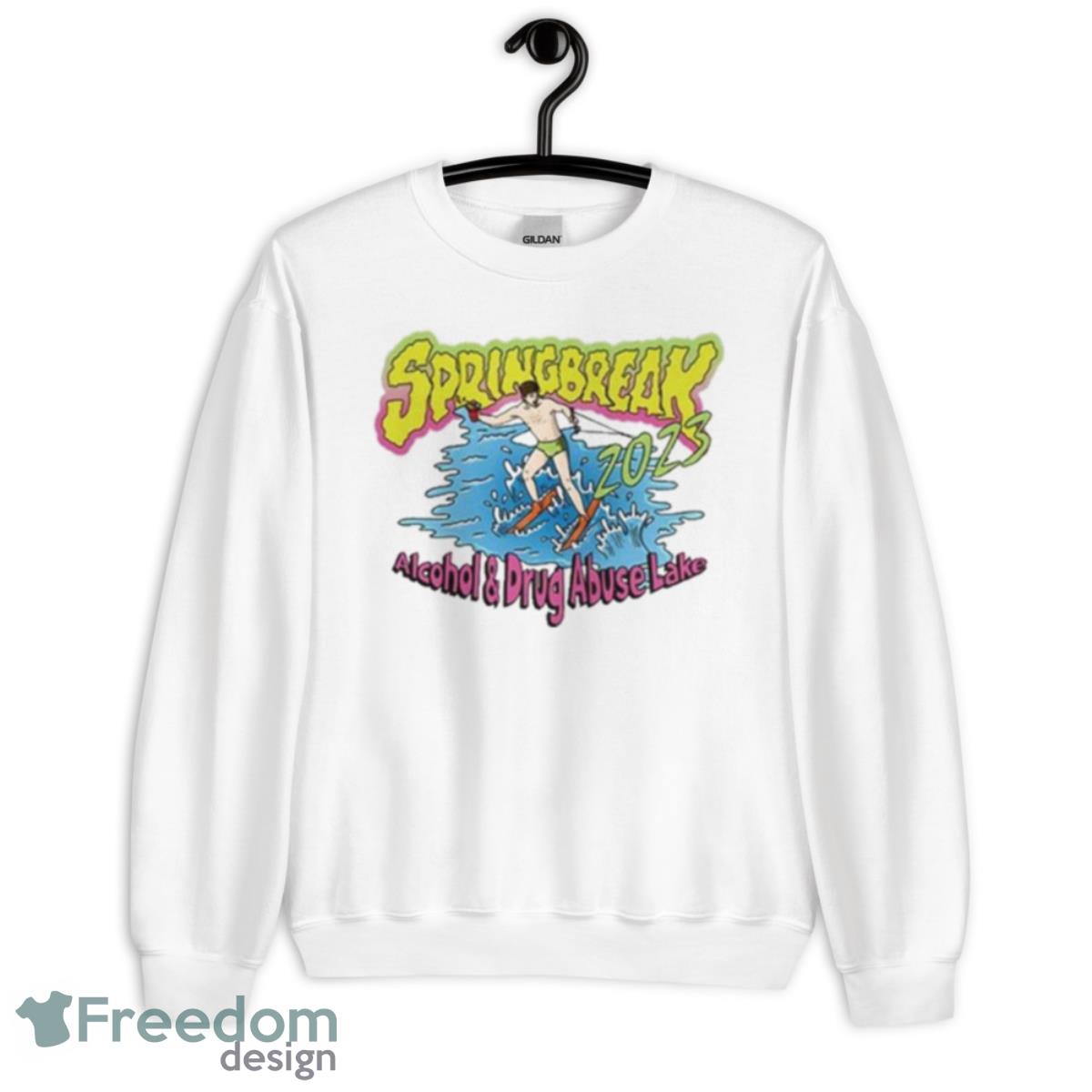 Spring Break 2023 Alcohol And Drug Abuse Lake Shirt - Unisex Heavy Blend Crewneck Sweatshirt