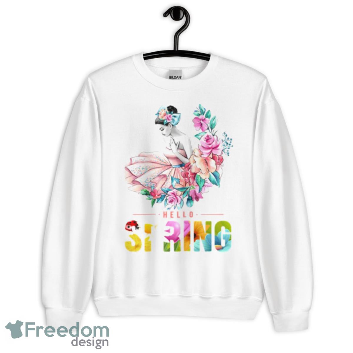 Spring Equinox A Time Of Renewal And Flowering Hello Spring Shirt - Unisex Heavy Blend Crewneck Sweatshirt