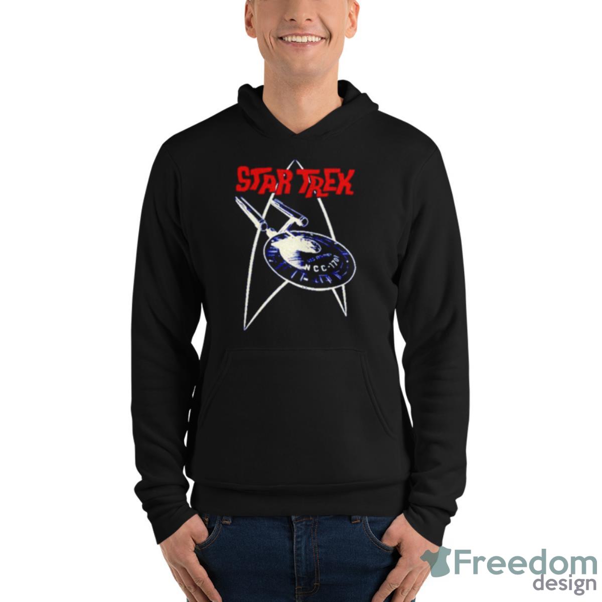 Star Trek Enterprise Shirt - Unisex Fleece Pullover Hoodie Star Trek Enterprise Shirt - Unisex Fleece Pullover Hoodie