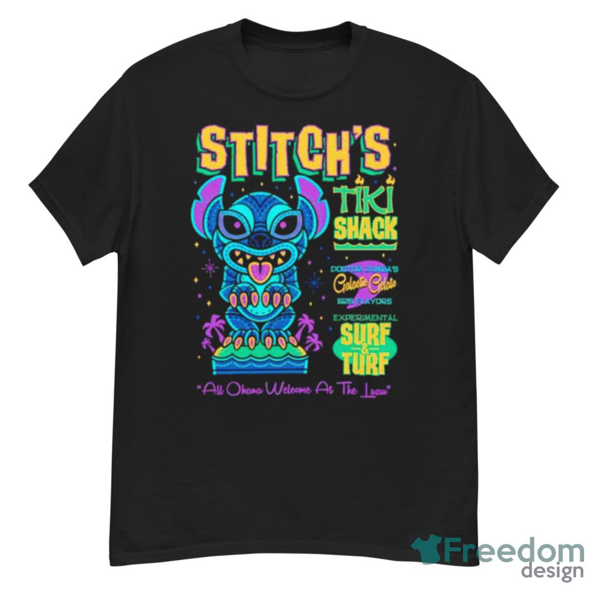 Stitch Tiki Shack Surf Turf Shirt - G500 Men’s Classic T-Shirt