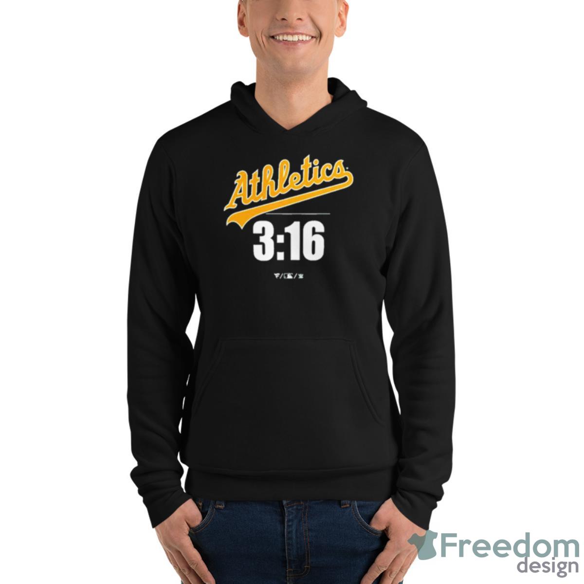 Stone Cold Steve Austin Oakland Athletics Fanatics Branded 3 16 Shirt image Stone Cold Steve Austin Oakland Athletics Fanatics Branded 3 16 Shirt - Unisex Fleece Pullover Hoodie